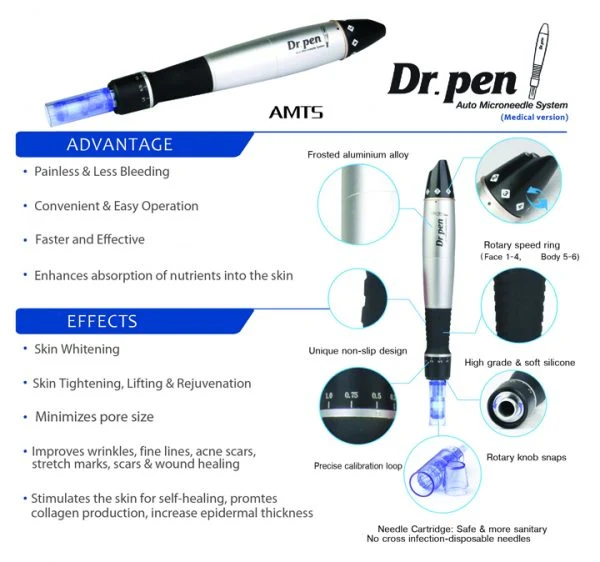 Factory Price High Quality Nano Silicon Needle Cartridges Electric Microneedle Derma Pen A1