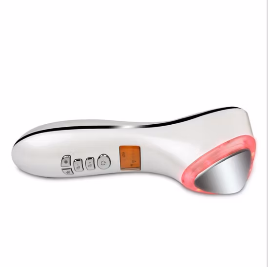 Home Use Beauty Device Multifunction Skin Care V Facial Lifting Vibrating Massager Red Photon Acne Treatment