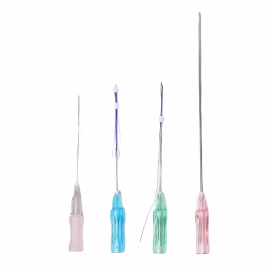 Korea Face Lifting Hilos Tensores Needle Molding Cog 3D 4D 6D Plla Pcl Eye Surgical Suture Mesh Pdo Thread Lift